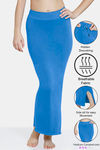 Zivame All Day Seamless Mermaid Saree Shapewear With Removable Drawcord - Navy Blue1 — thumbnail 1